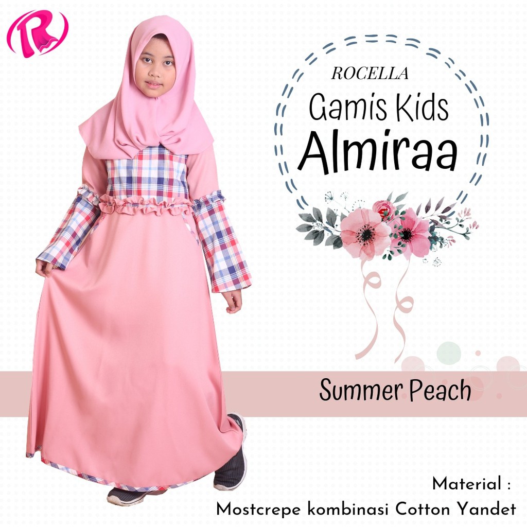 Rocella Gamis Kids Almiraa,Rocella Gamis Kids, Rocella Original