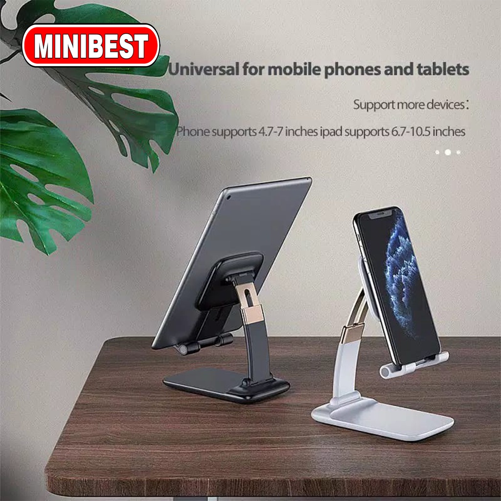 [MB] Stand Holder/ Dudukan Ponsel / Tablet Model Lipat Fleksibel Untuk Meja ZJ08