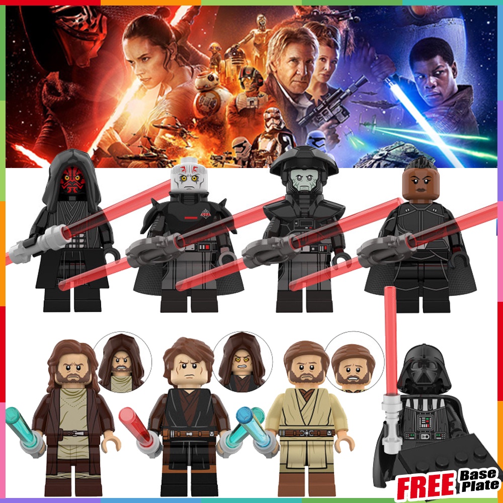 Mini Figure Star Wars Darth Maul Grand Inquisitor Fifth Brother Third Sister Obi-Wan Anakin KT1059