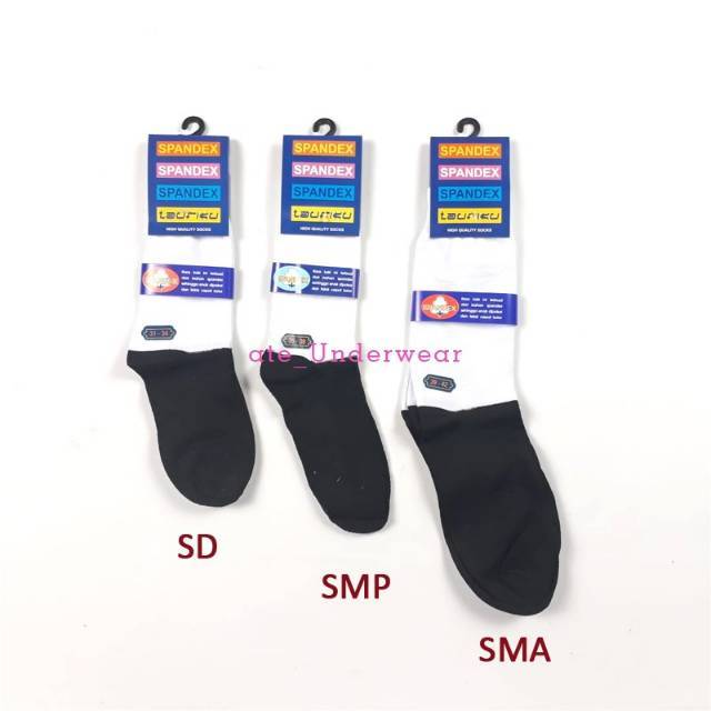 AT163-Kaos kaki sekolah SD SMP SMA