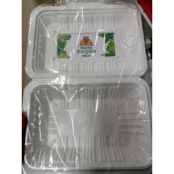 KOTAK MAKAN PLASTIK SEKALI PAKAI/MEAL BOX/KOTAK MAKAN ULTAH