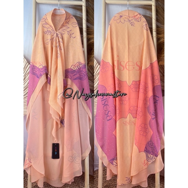 SISESA KHIMAR NEW ORIGINAL / Naima Purple - Orange