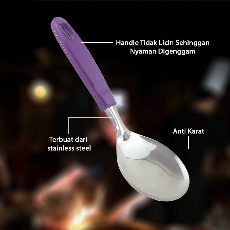 CYPRUZ Jeju Centong / Sendok Nasi 26 CM Spoon Rice AM 0612 - Warna Random