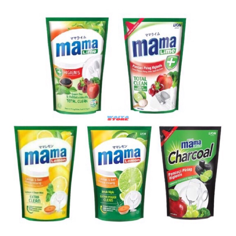 MAMA LEMON / LIME 780 ML TOTAL CLEAN & EXTRA CLEAN - SABUN CUCI PIRING