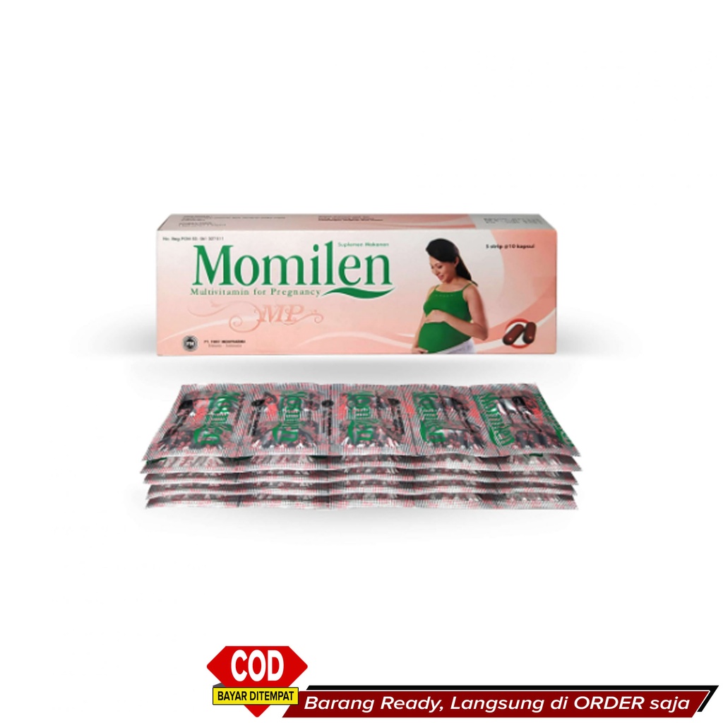 Best Seller Vitamin Ibu Hamil Cegah Resiko Cacat Bayi Juga Cegah Mual Muntah Loyo Lesu Momilen Vitam
