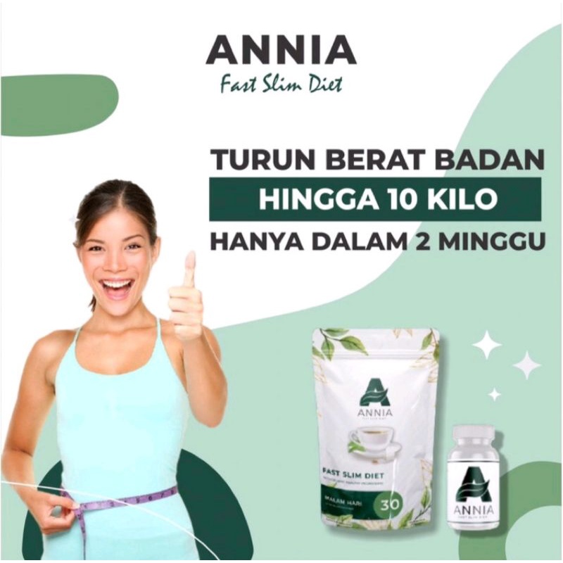 ANNIA FAST SLIM DIET untuk 10hari. BEST SELLER❗❗❗