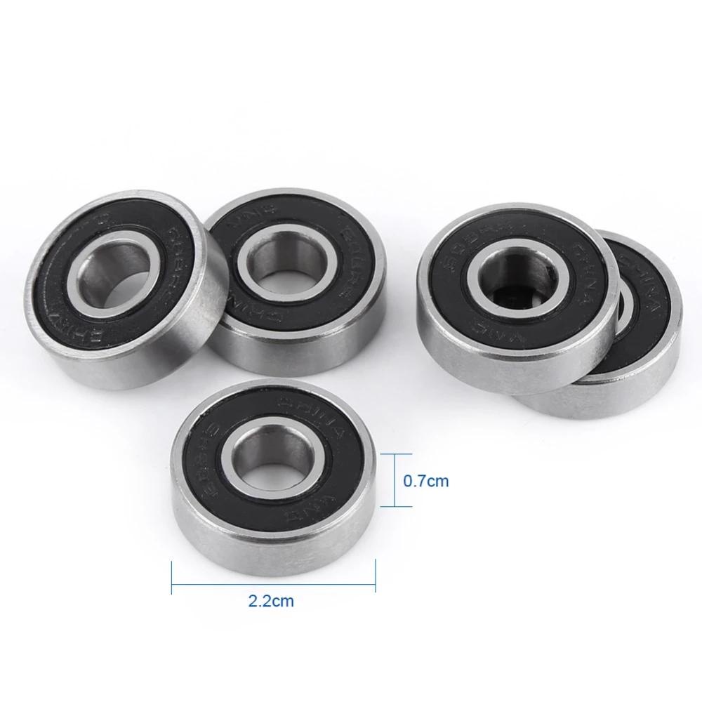 Lanfy Ball Bearing 10Pcs 608RS Alur Dalam 608-2RS