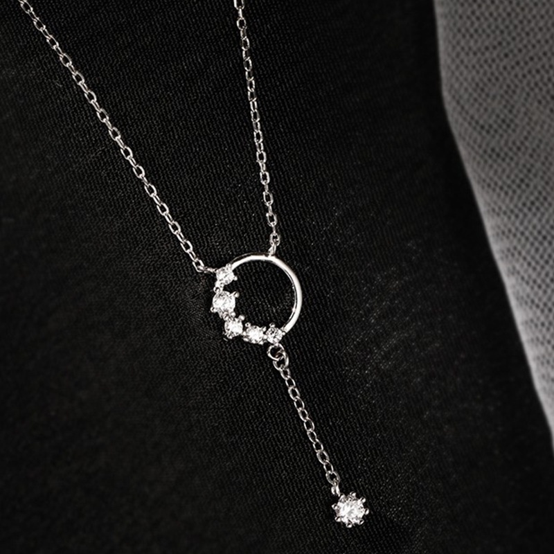 Kalung Rantai Liontin Gurita Hias Zircon Gaya Koreavintagetrendy Untuk Wanita