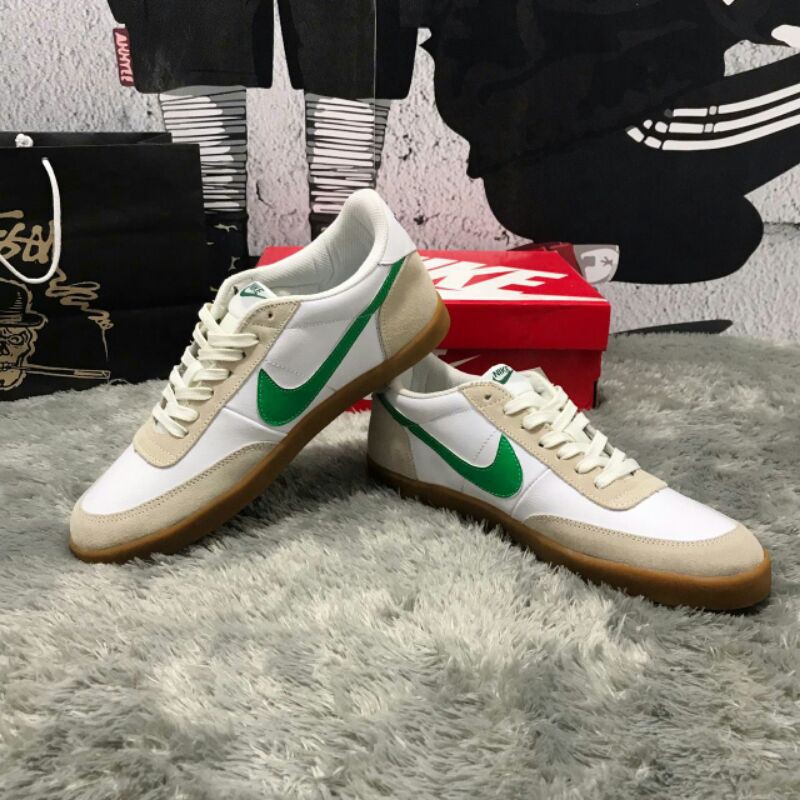 nike killshot white green