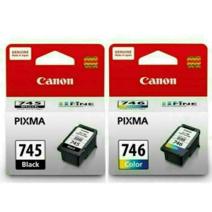 Tinta Canon PG745 (Black) + CL746 (Colour) Ink Cartridge Original 1set