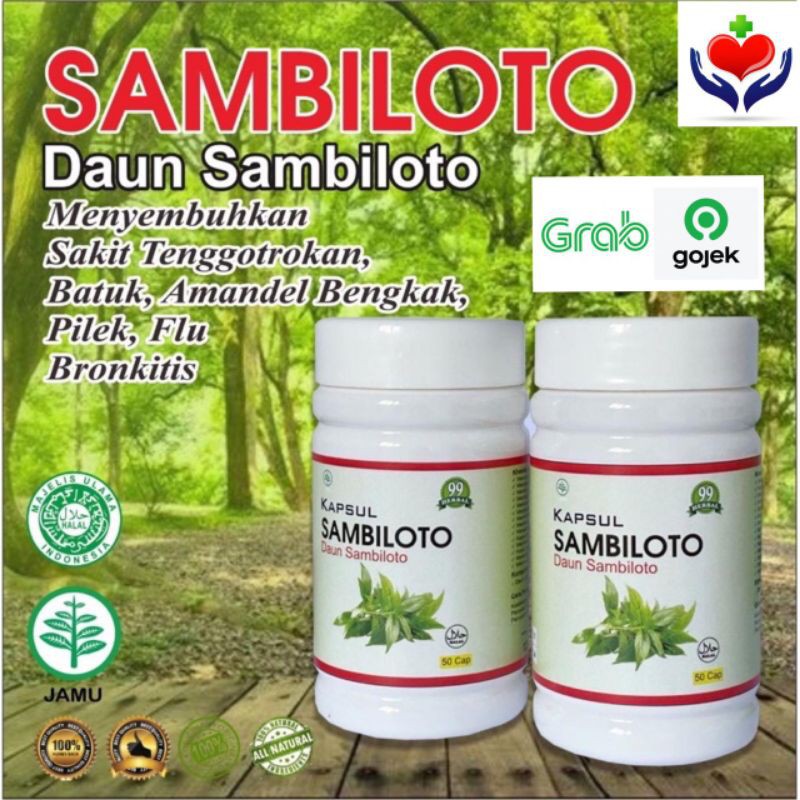 SUPLEMEN HERBAL SAMBILOTO ISI 50 KAPSUL