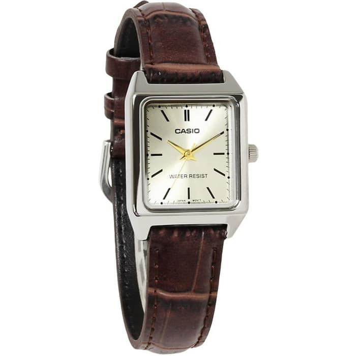Jam Tangan Wanita Casio Original Tali Kulit LTP-V007L-9e Jam Wanita
