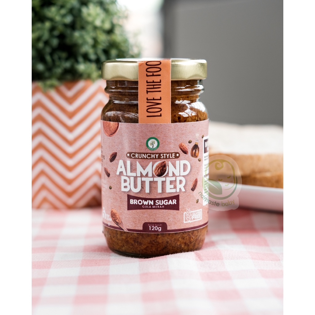 

BROWN SUGAR ALMOND BUTTER CRUNCHY STYLE 120GR