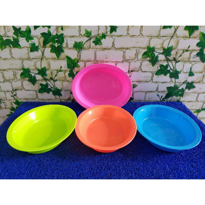 PIRING PLASTIK OVAL / MANGKUK PLASTIK  OVAL / PIRING SAJI / PIRING SERBAGUNA / WADAH KUE / WADAH SAJ