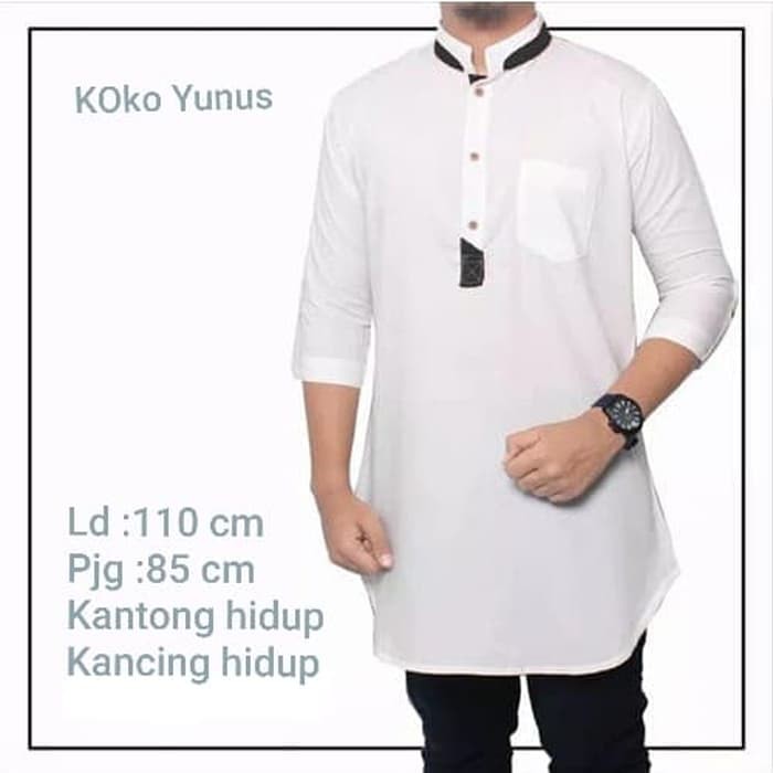 [KOKO YUNUS SC] baju koko pria katun var warna