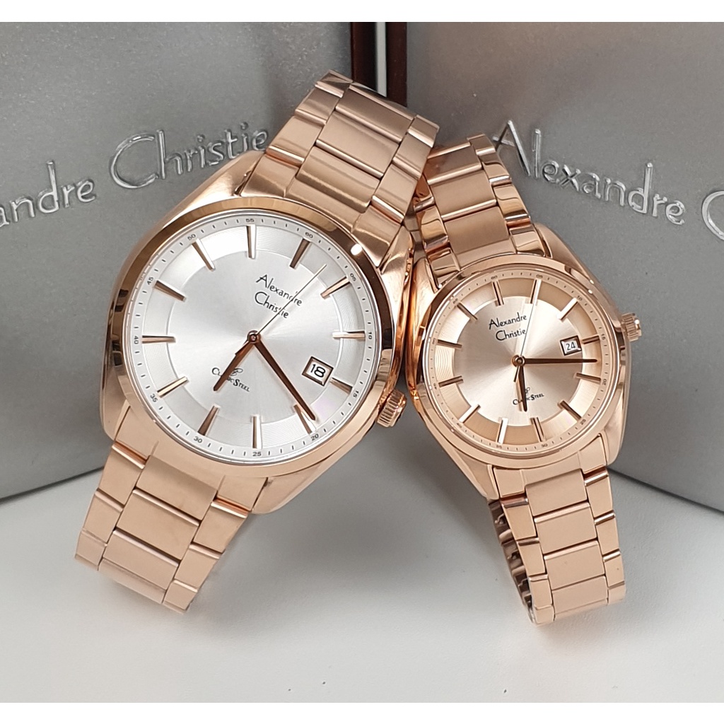 Alexandre Christie Ac 8648 / ac8648 Jam Tangan Original Dia L 3,2 , M 4,2 Cm