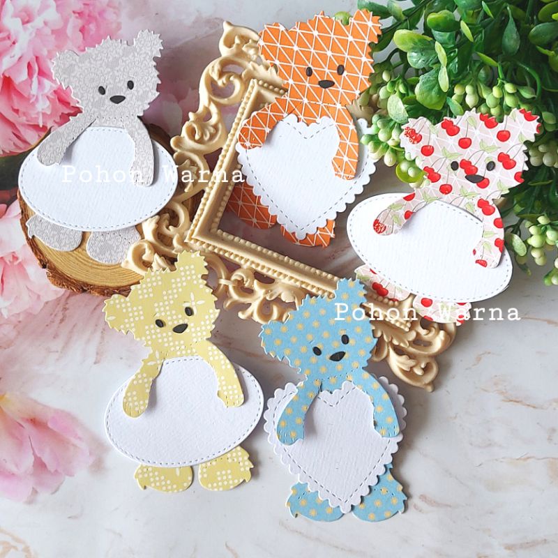 

Kartu Ucapan Bear Besar / Bookmark Bear