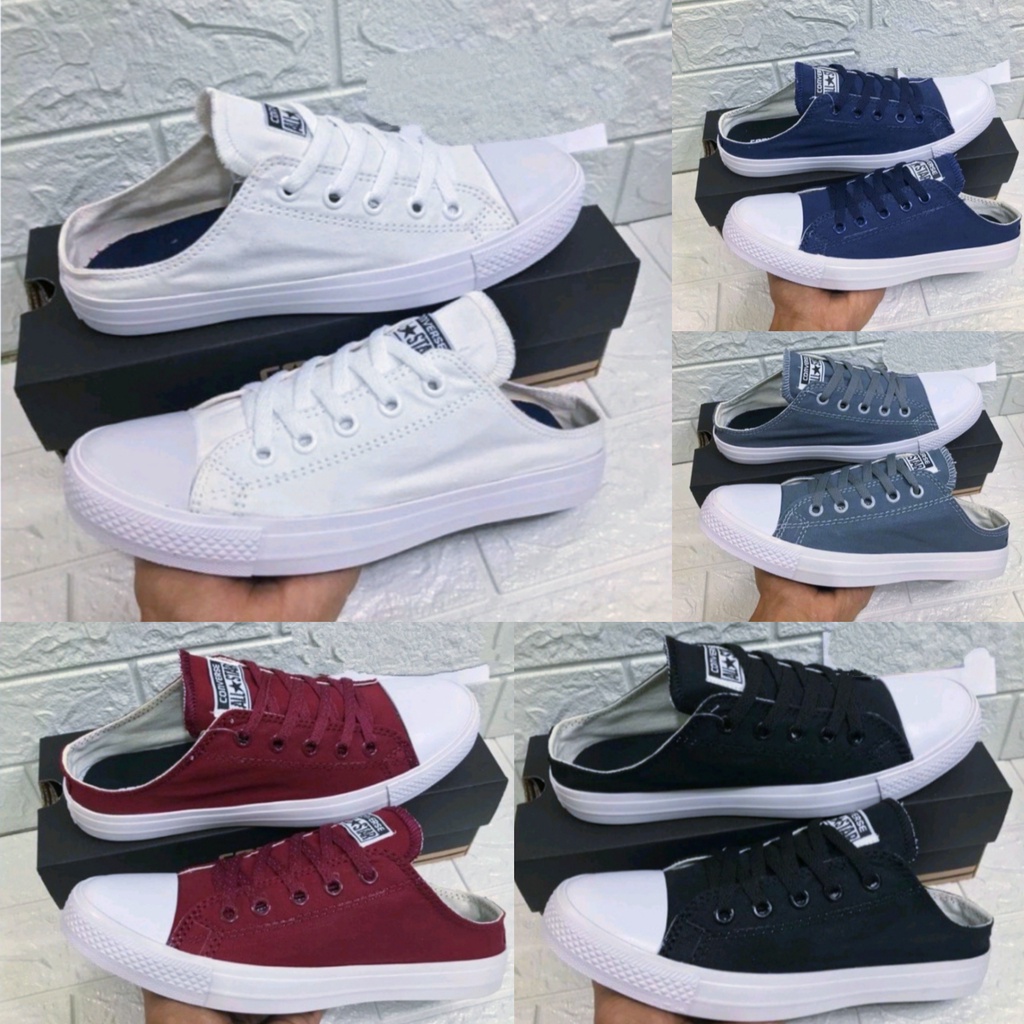 SEPATU SLIP ON CT2 SNEAKERS SLOP BUSTONG PRIA WANITA FREE BOX