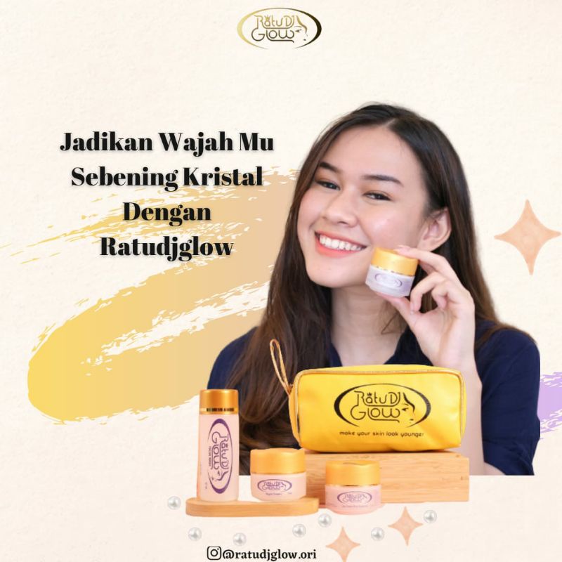 TERMURAH PAKET RATU DJ GLOW UNTUK FLEK HITAM BEKAS JERAWAT