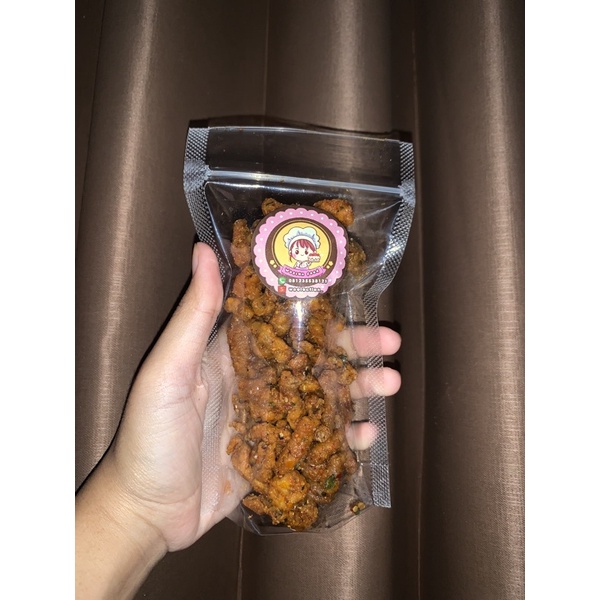 

Kripik Usus Pedas Daun jeruk