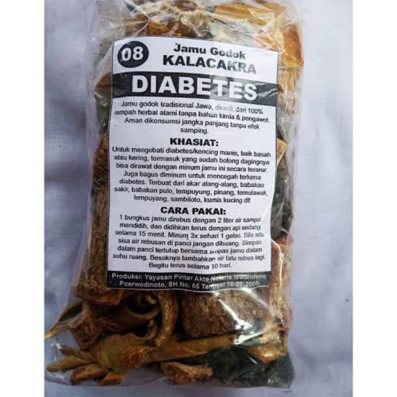 

JAMU GODOK DIABETES (IZIN DINKES & HALAL MUI)