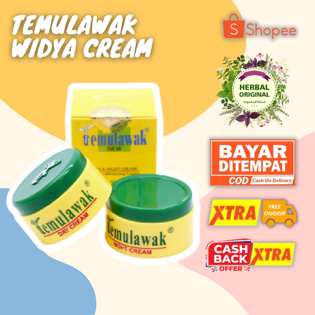 

ASLI CREAM TEMULAWAK WHITENING DAY & NIGHT | WIDYA - BPOM ORIGINAL