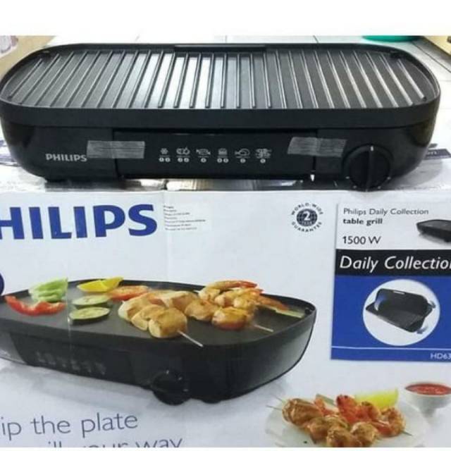 (READY MAKASSAR) Philips Table Grill HD 6320