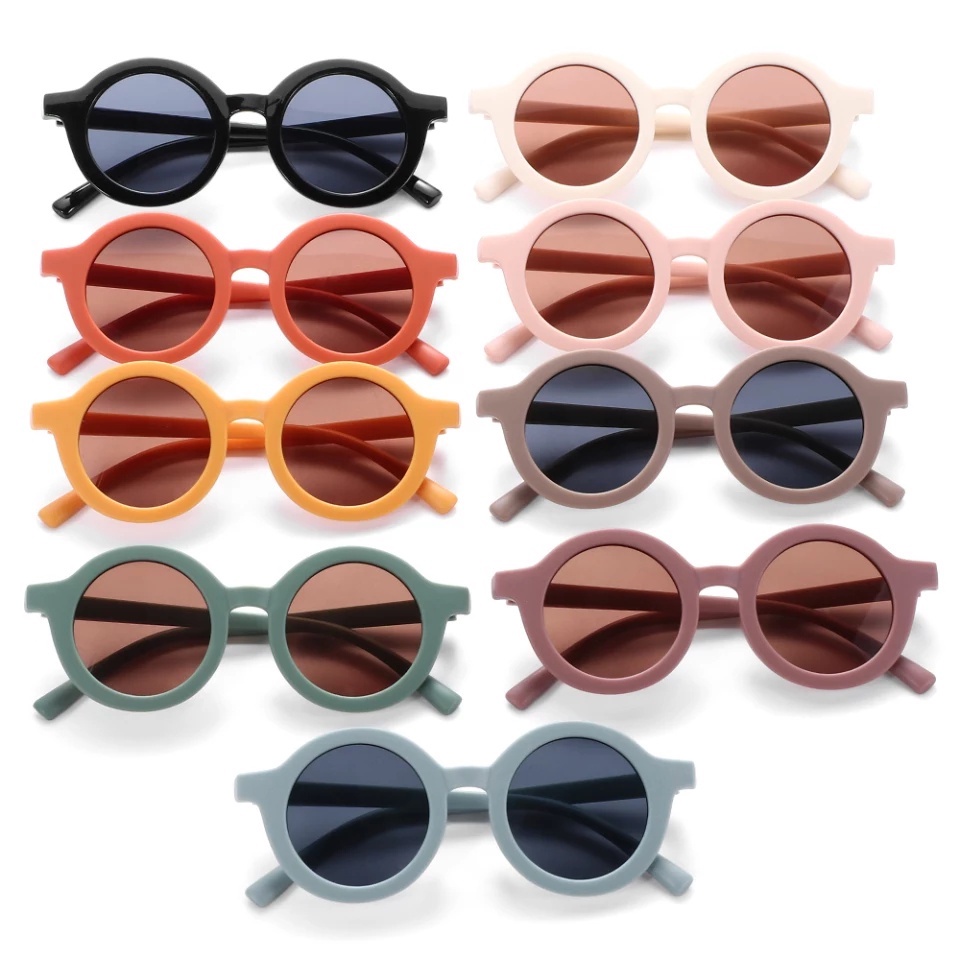 Kacamata Anak New Trend Fashion Anak Terbaru Bulat Unisex kacamata hitam High Quality Import FY