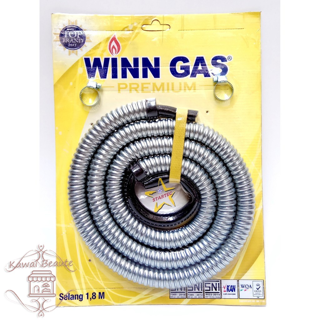 Hitpro/ Winngas Selang Fleksibel 1.8 Meter / Premium Selang Regulator