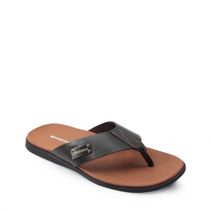 Sandal Kulit Pria OBSESSION Troy 104 brown