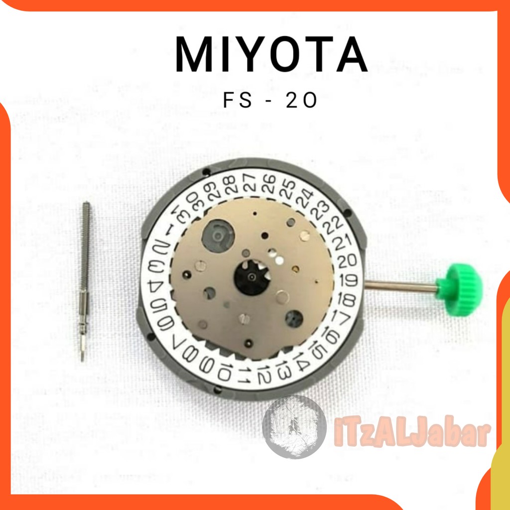 Mesin jam tangan Miyota FS 20 Japan Mesin Miyota FS20 Original