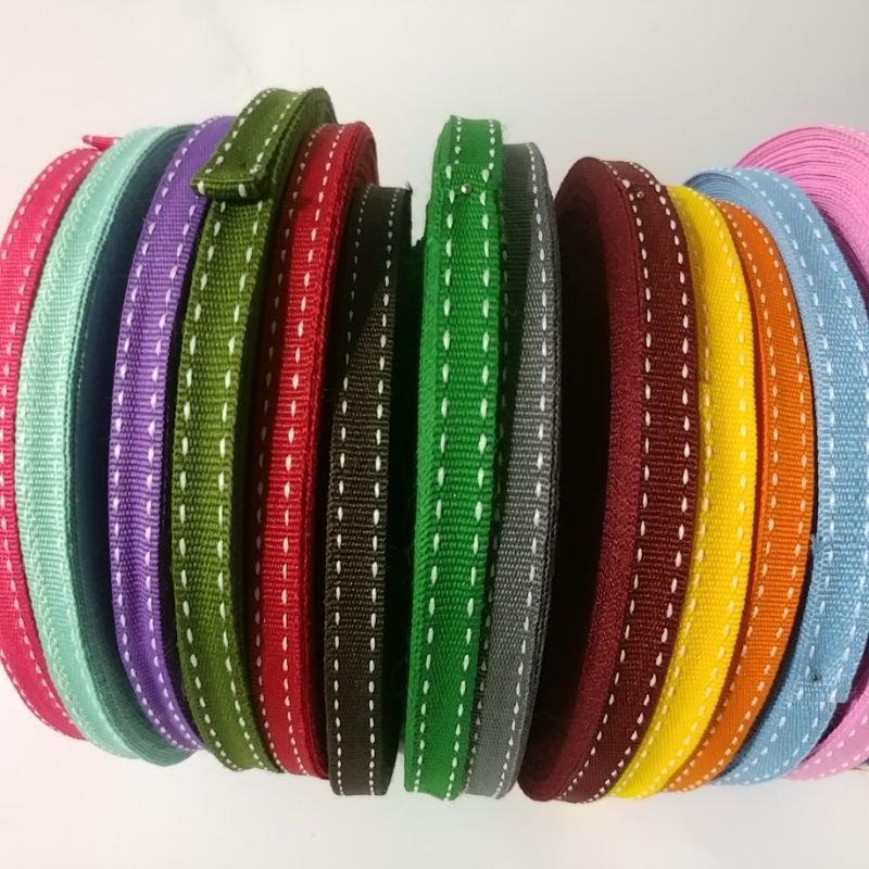 ji-Pita/Tali/grosgrain/ motif bintik &amp; Salur Ukuran 3/8=1cm/25 yard