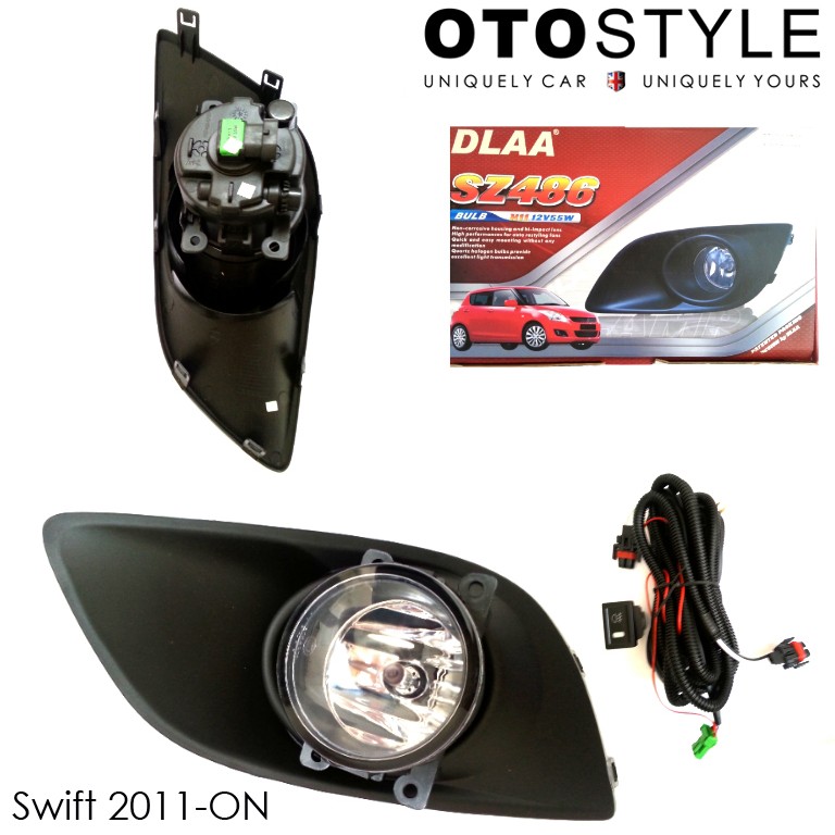 Foglamp Suzuki Swift 2011 on set / Fog Lamp Swift / Lampu Swift