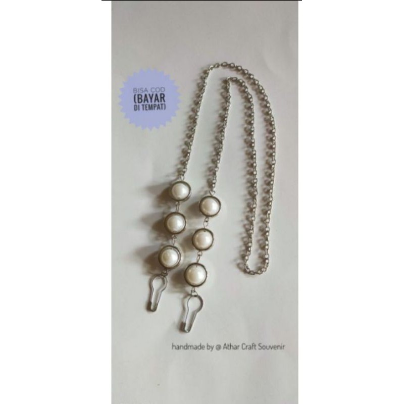 Gantungan Masker Rantai / Tali masker murah bisa COD / Aksesoris Hijab Grosiran