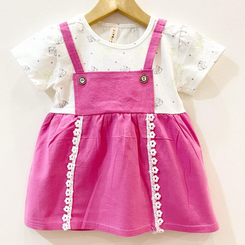 SIMPLE MEOW / LUCKY CAT / PEACHY / PRINCESS SWAN SLEEPING BEAUTY  DRESS Baju Dress Bunga Bandana Sepatu Pergi Lucu Fashion Anak Bayi Perempuan Cewek Import-fanta SIMPLY MEOW