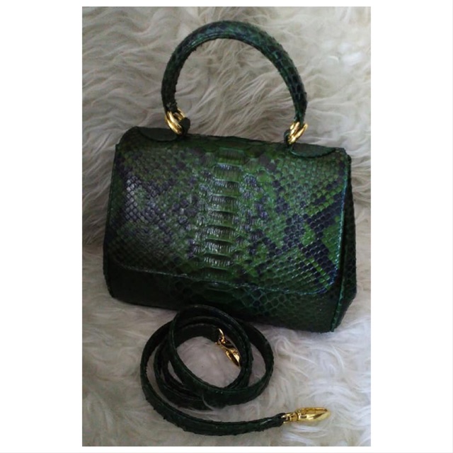 TAS KULIT ULAR “AIMÉ HANDBAG”