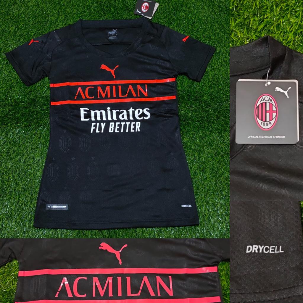 Jersey bola jersey ledies/wanita ac milan 3rd 2021/2022 gradeori highquality import thailand baju bo