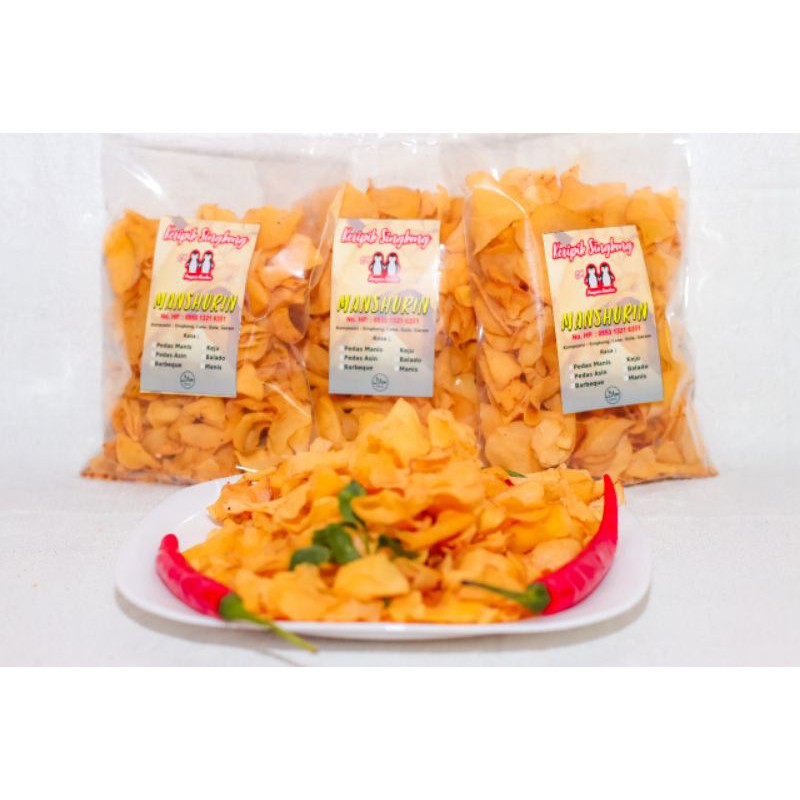 

Keripik singkong manshurin
