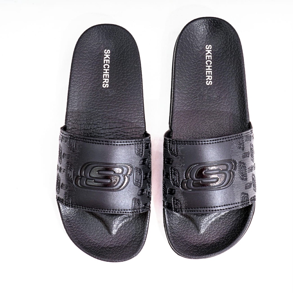 Sandal Skechers Slide Pria Terbaru Sendal Selop Cowok Sketchers Kekininan Sendal Slide Cowok