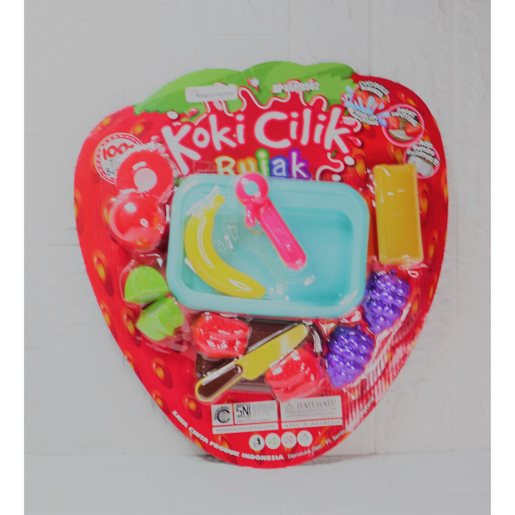 Mainan Koki Cilik Rujak KGP 9052/Mainan buah-buahan set
