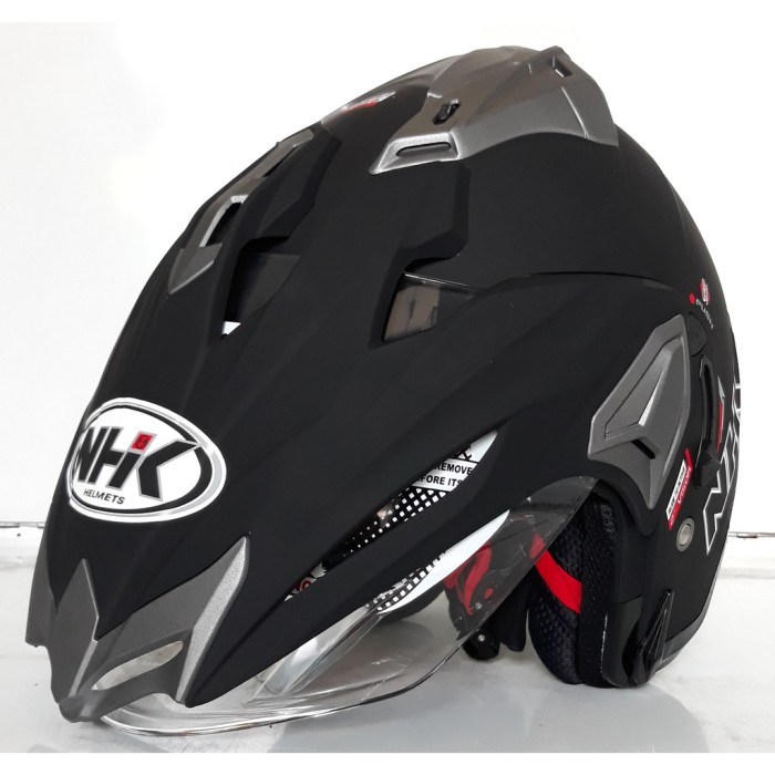 vf300ff Helm Nhk Predator Crypton New - Hitam Doff Vx20V