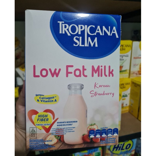 

Tropicana Slim Susu Low Fat Korean Strawberry 500gr - Bantu Turunkan Kolesterol