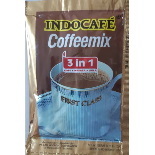 

Indocafe Coffemix 3in1 1renteng isi10sachet @20gr ED April 26