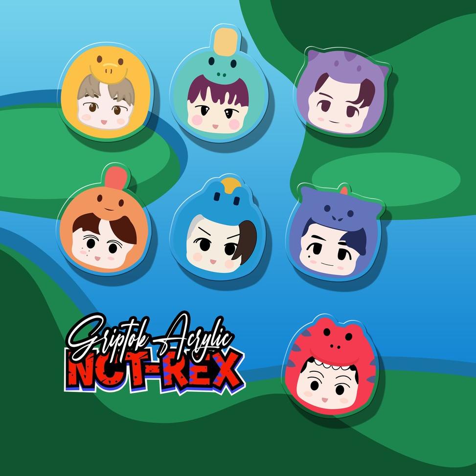 NCT REX DINO ABC GRIPTOK POPSOCKET ACRYLIC –CKJ.15Jn22ᴷ