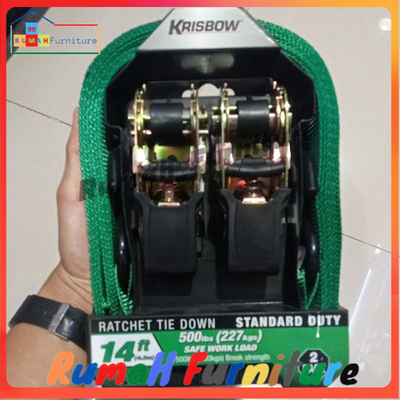 Tali Pengikat Barang Motor Mobil Ratchet Tie Down