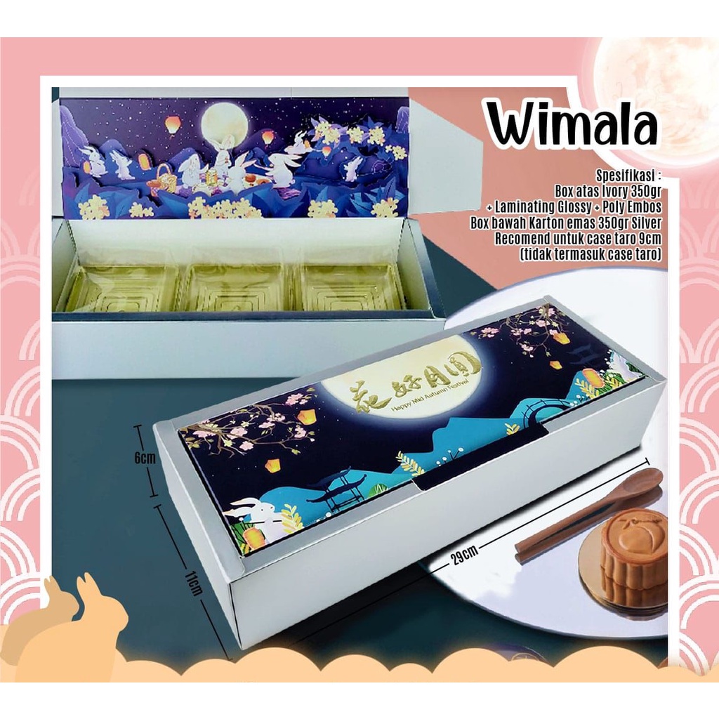 BOX MOONCAKE/ DUS MOONCAKE / BOX WIMALA