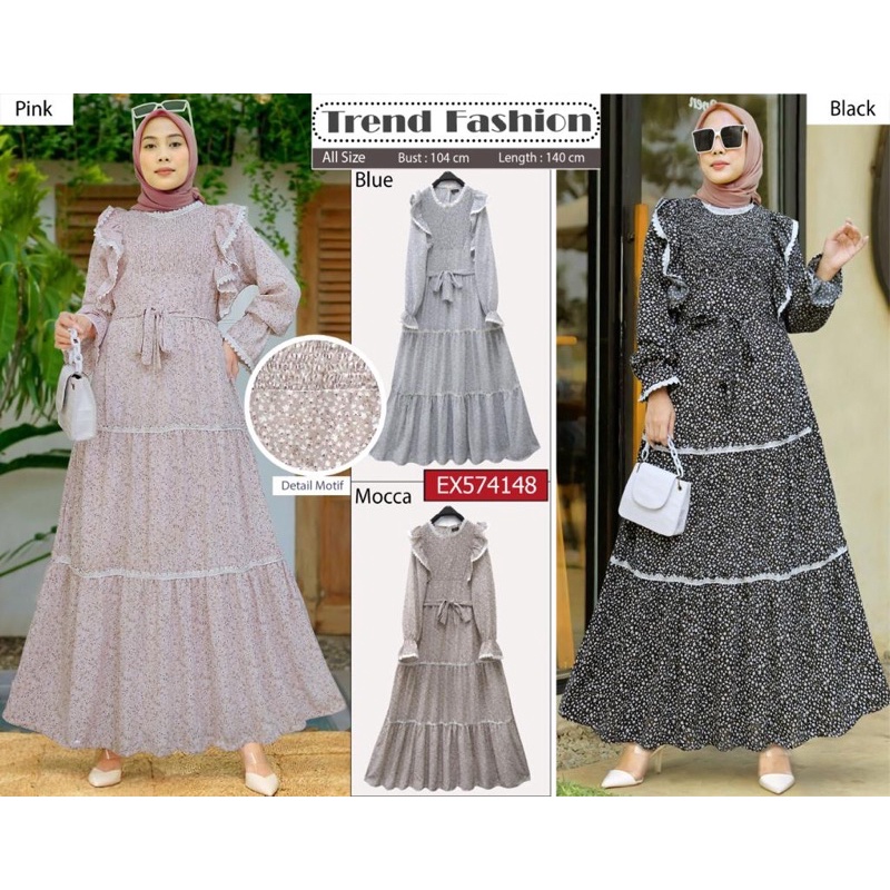 GAMIS EXTU ORIGINAL 1000%  EX574148 DRESS TREND FASHION IMPORT