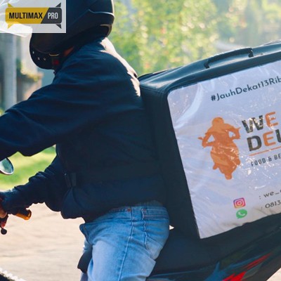 TAS GOJEK/ TAS KURIR MOTOR/ BOX DELIVERY CUSTOM MAKANAN DAN MINUMAN