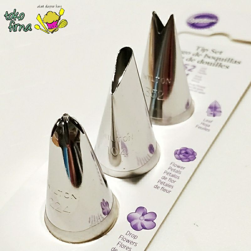 Wilton Tip Set - Spuit Set Wilton