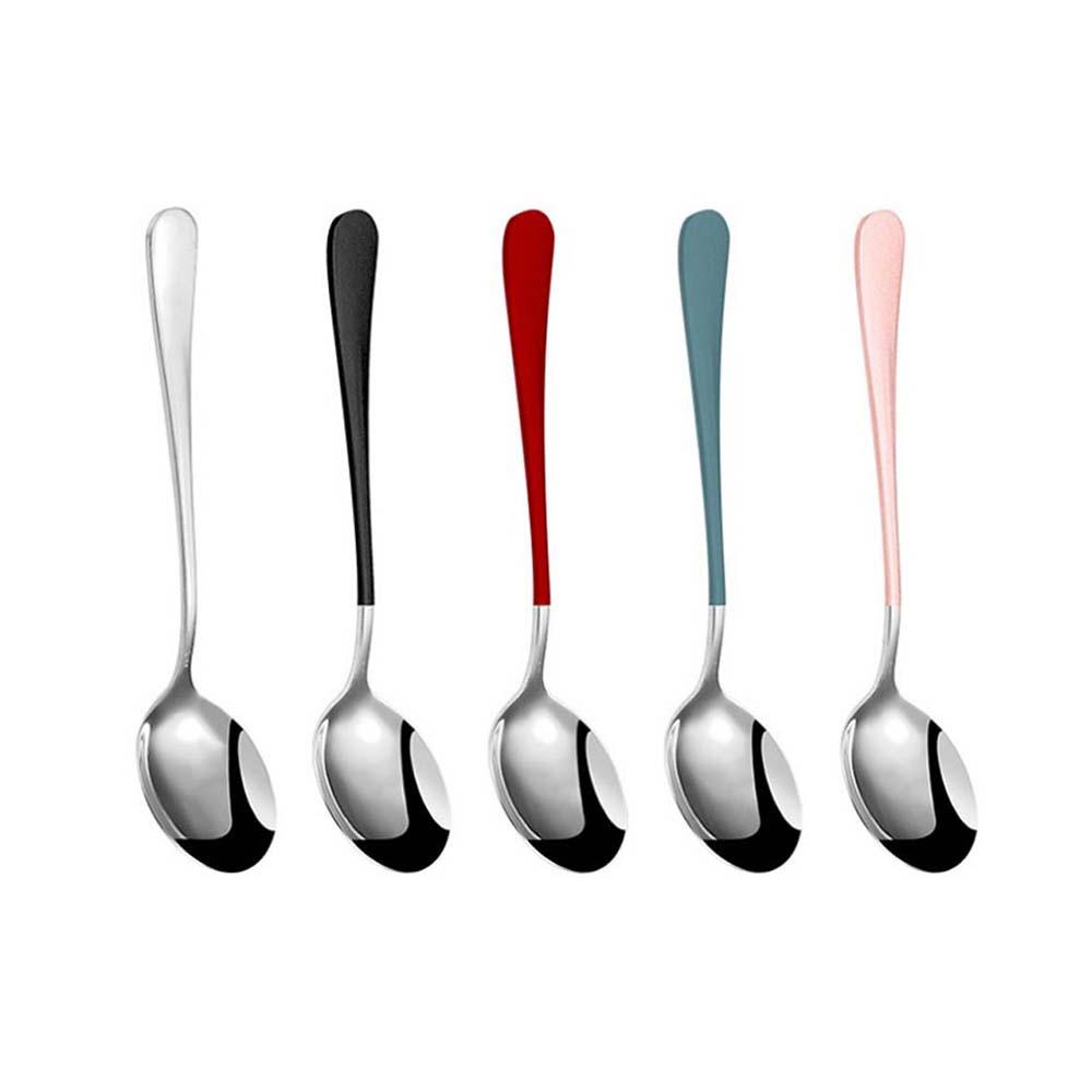 [Elegan] Sendok Alat Minum Gagang Panjang Teh Dapur Kopi Coffee Spoon